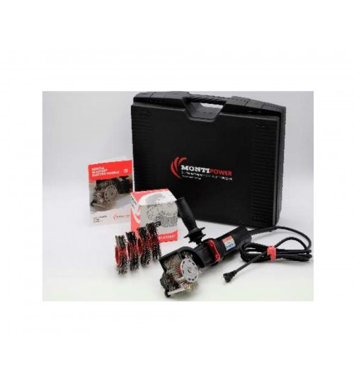 Bristle Blaster Set Elektrisch (900W)-Double Federstahl- oder Edelstahlausführung